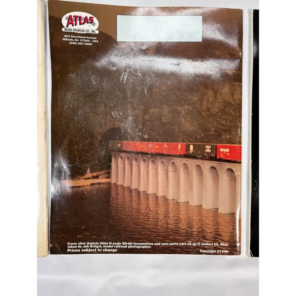 Atlas HO Scale Model Railroad Book Lot – Wiring, Layout Guides, Catalogs Manual
